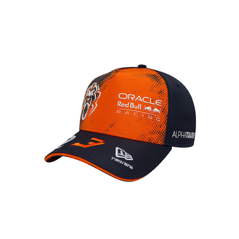 Oracle F1 Racing Max Verstappen 2026 Orange Lion Driver หมวกปรับได้สําหรับผู้ชายและผู้หญิง