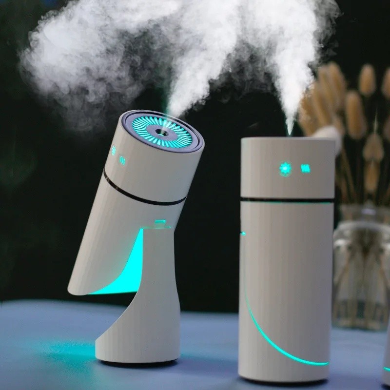 260ML Wireless Air Humidifier USB Aromatherapy Diffuser 1000mAh แบตเตอรี่อัลตราโซนิก Cool Mist Maker Quiet Fogger