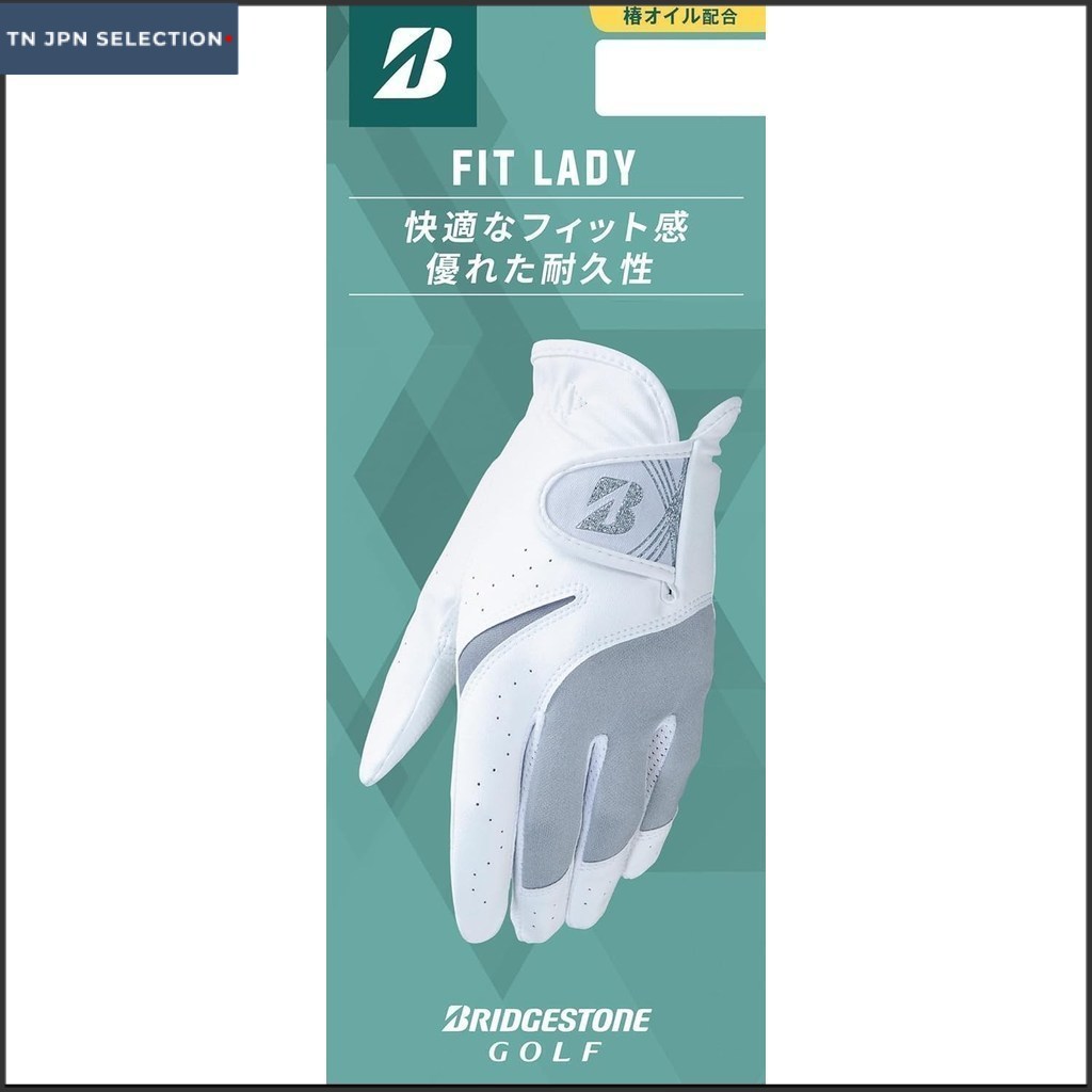 Bridgestone FIT LADY Golf Glove GL25L3[Left] - Camellia Oil Infused UV Protection & Soft Fit Japan