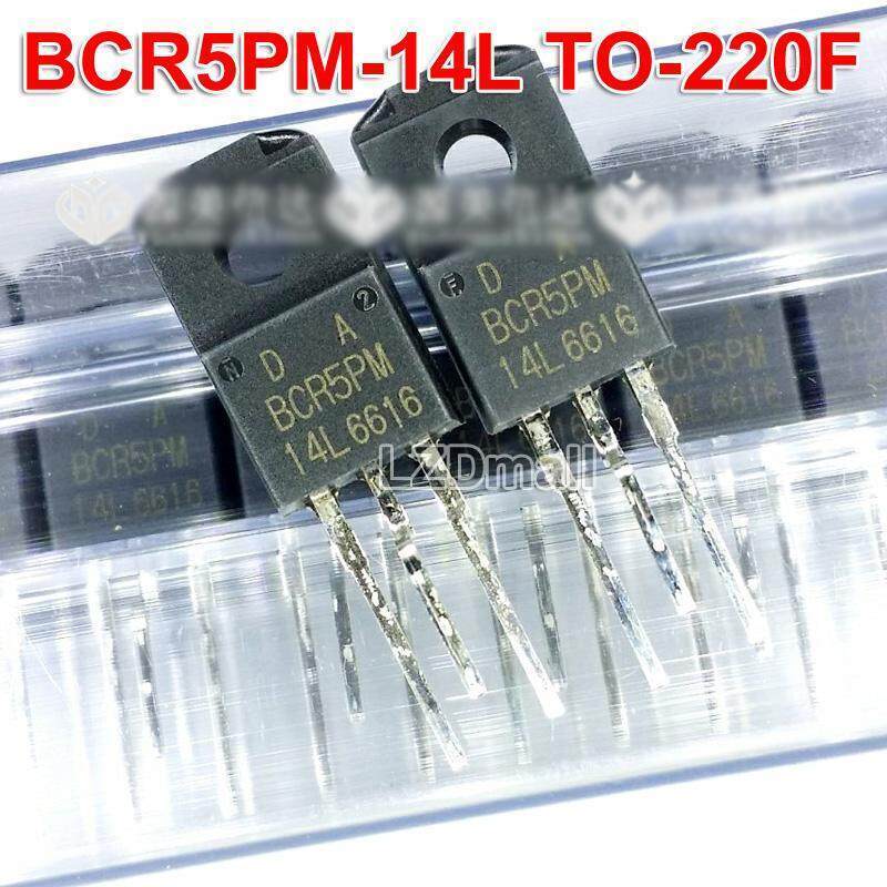 2 ชิ้น BCR5PM-14L TO-220F BCR5PM 5A 700V BCR5PM-12L ใหม่เดิม