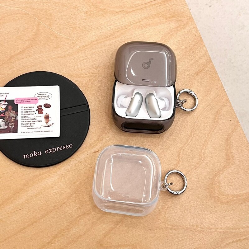 สําหรับ Soundcore Liberty5Pro เคสป้องกันหูฟังโปร่งใสและเรียบง่ายไร้สายบลูทูธใหม่ Liberty5Pro ปกอ่อน