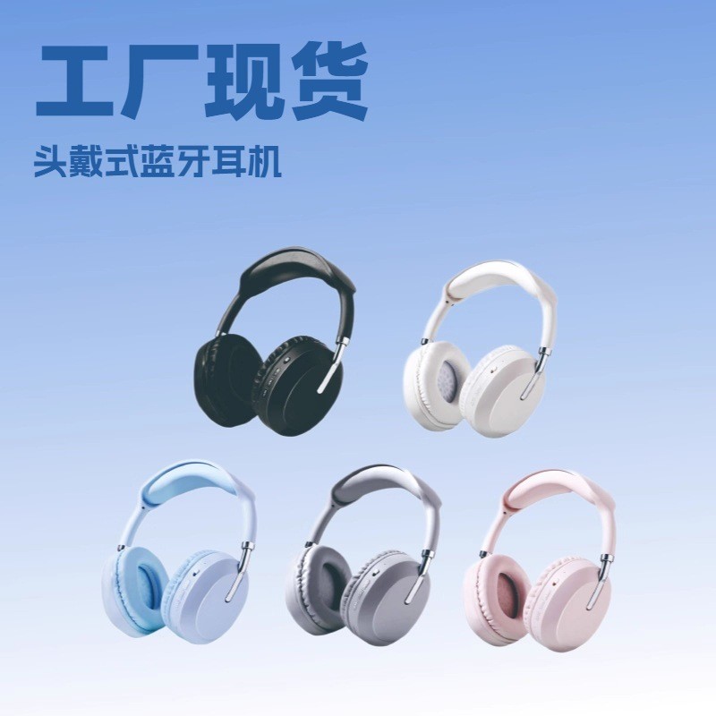 Over-ear Bluetooth headphones p9Upgraded Version tf Card bluetooth earphone