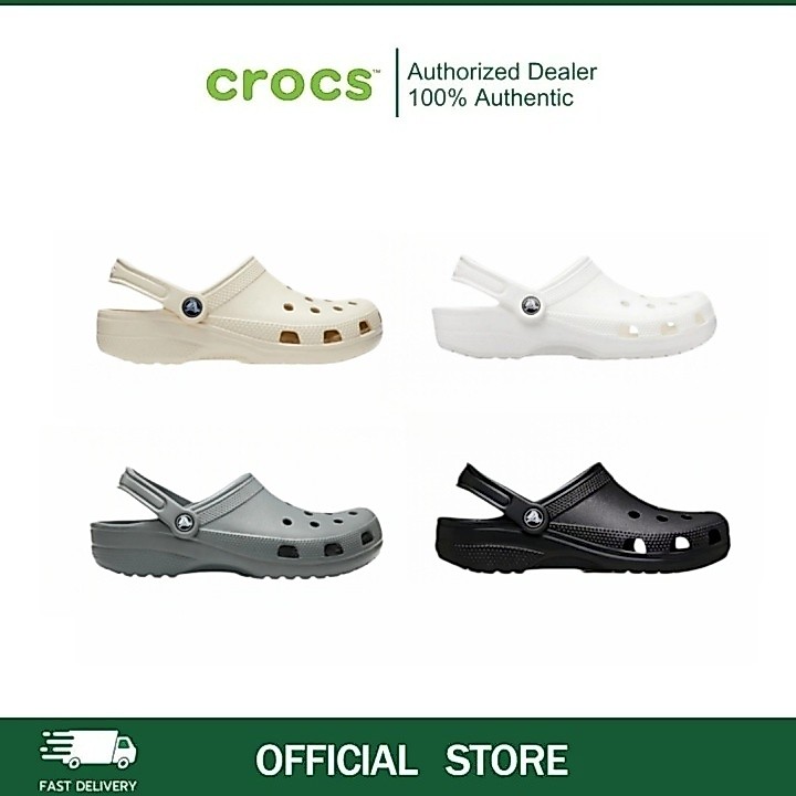 นำเข้าแท้ CROCS คุณภาพพรีเมียมCROCS รองเท้าลำลองผู้ใหญ่ UNISEX CLASSIC CLOG