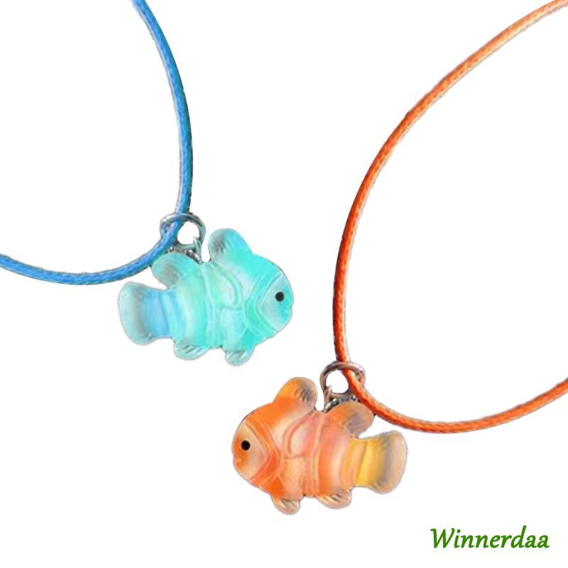 WIN เรขาคณิต Clownfish Clavicle Chain สาว Wax สายสร้อยคอ Party วันเกิด