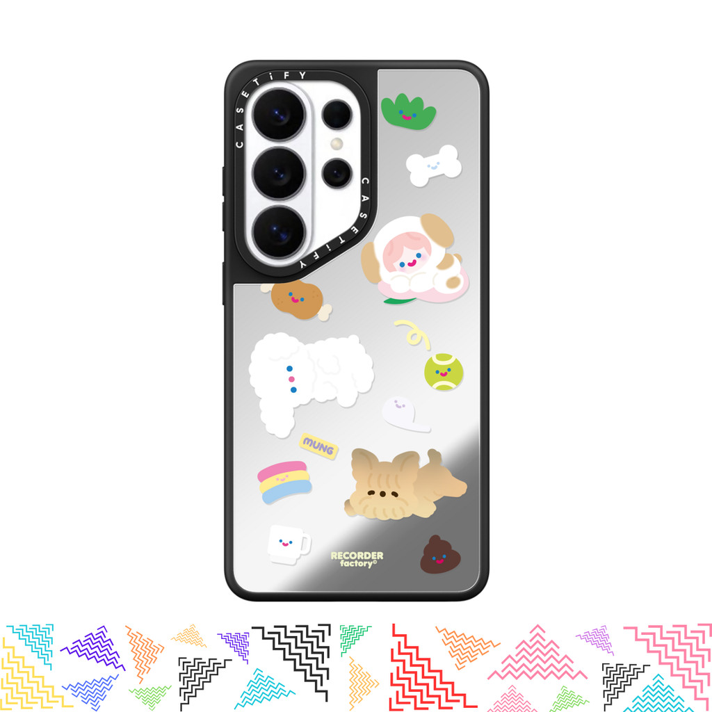 เคสมือถือ CASETiFY | CELL PUPPY [RECORDER factory] For iPhone Samsung แท้ พร้อมส่ง เคสกันกระแทก