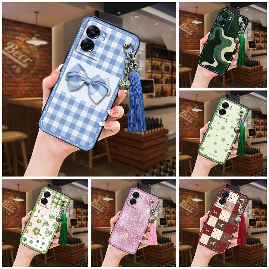 พู่ Bell เคสโทรศัพท์สําหรับ OPPO A77 5G Global/K10 5G Global/A56S 5G การออกแบบแฟชั่นกันกระแทก Dirt-r