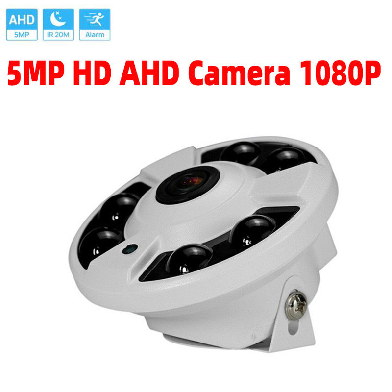2MP 5MP HD AHD กล้อง 1080P AHD กล้องพาโนรามา 180 องศามุมกว้างกล้องอินฟราเรด