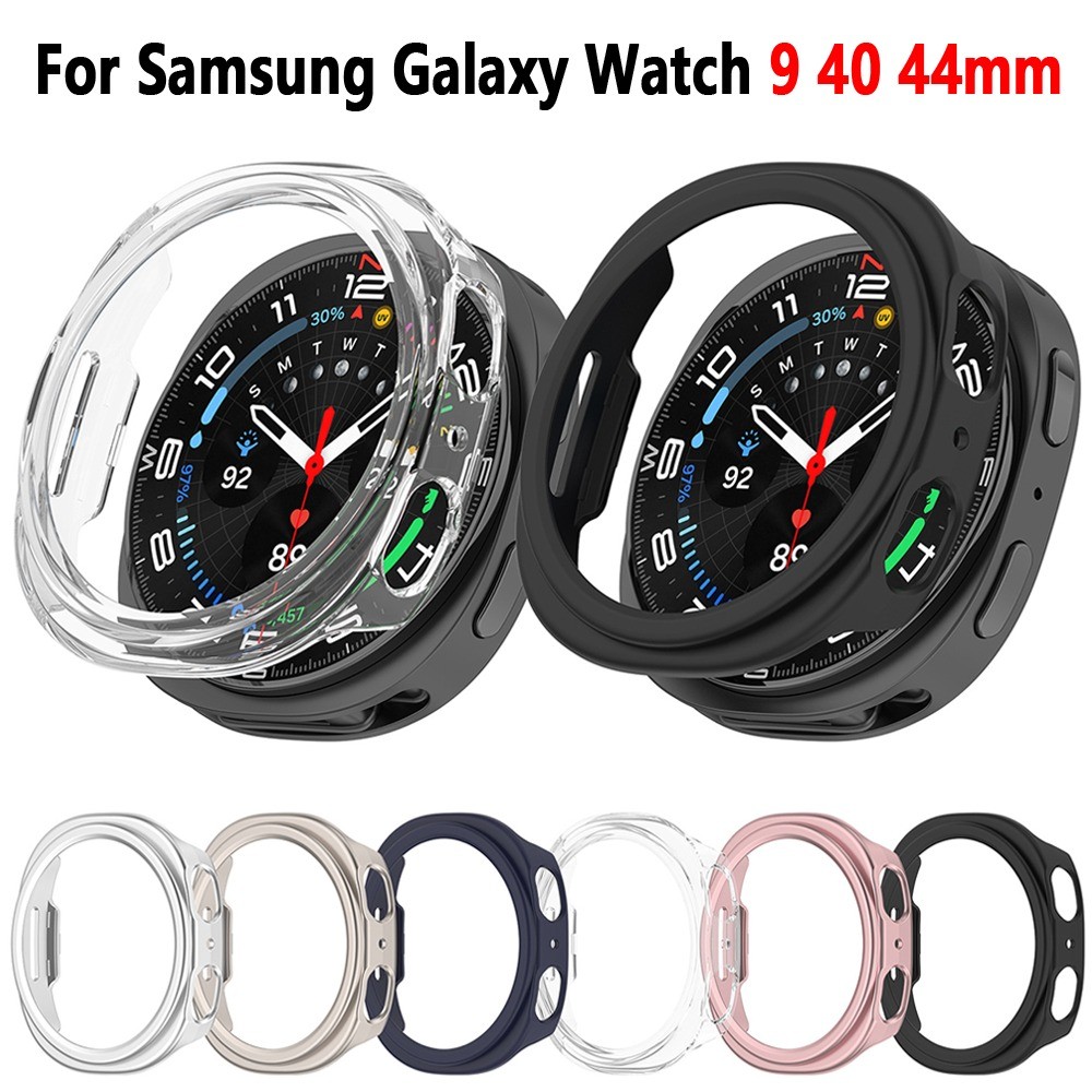 SAMSUNG เคส พีซี เข้ากันได้กับ ซัมซุง กาแลคซี ดู 9 8 40 มม. 44 มม. เปลือกป้องกันโดยไม่ต้องป้องกันหน้าจอ