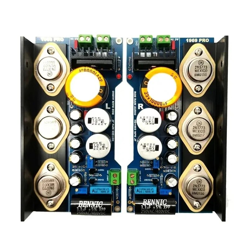 2pcs 1969 Gold Seal Sinking-Gold 20W X2 Class A Power HiFi เครื่องขยายเสียงสําเร็จรูป Y