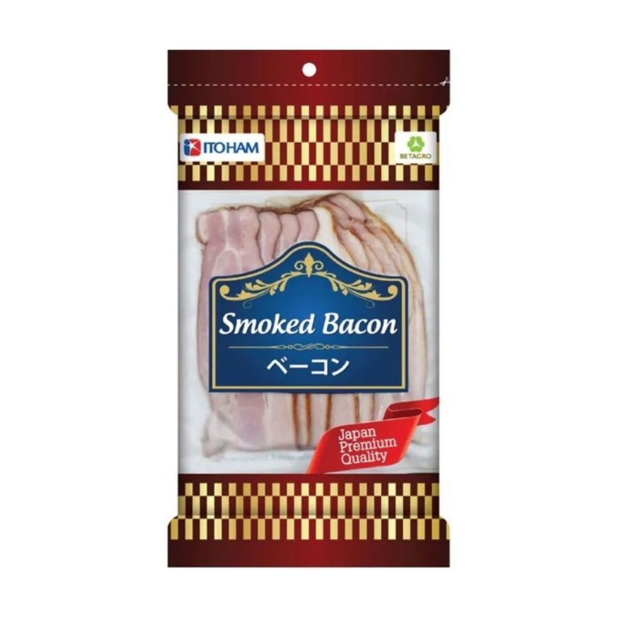 อิโตแฮม สโมคเบคอน Itoham Smoked Bacon 110g.