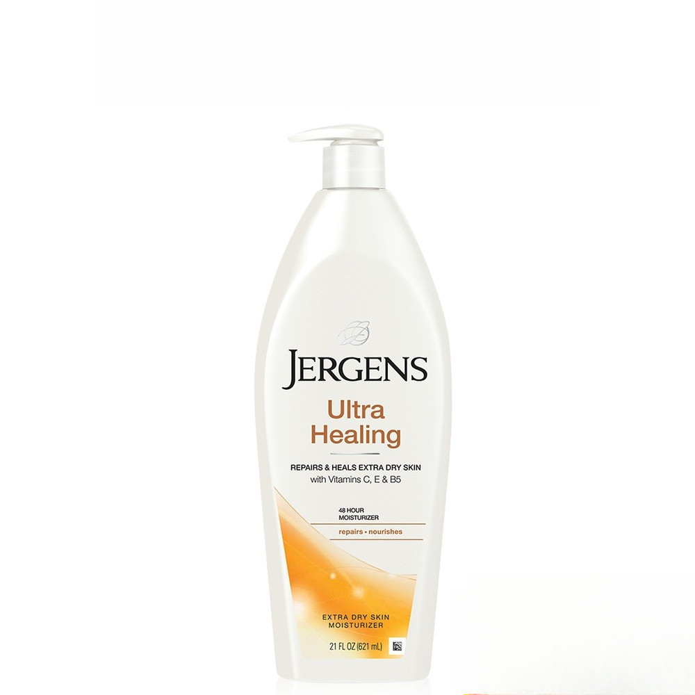 Jergens Moisturiser เจอร์เกนส์ โลชั่นบำรุงผิวกาย 621ml (Ultra Healing/Age Defying/Soothing Aloe/Daily Moisture)