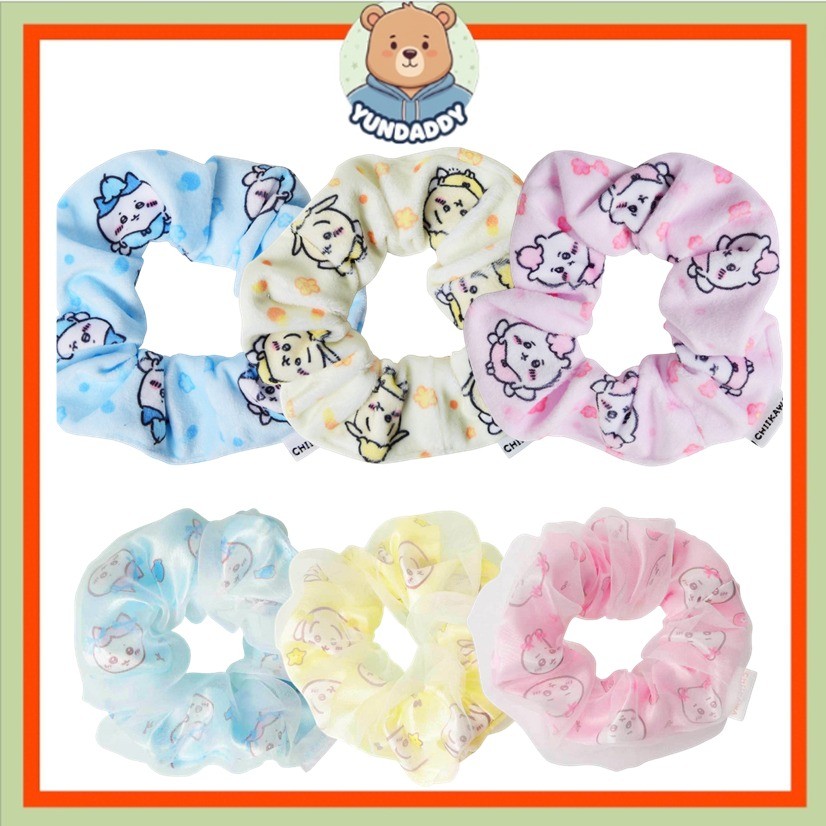 [CHIIKAWA] Chiikawa Scrunchie Mesh / Fairy (Chikawa / Hachiware / Usagi)