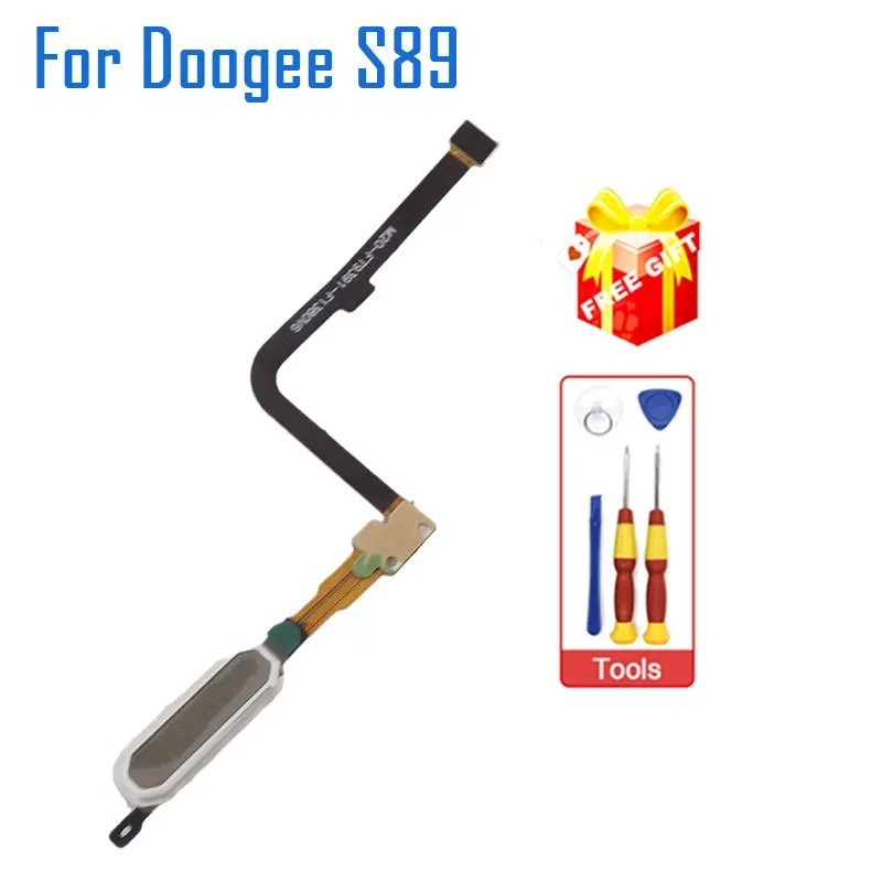 DOOGEE S89 ลายนิ้วมือใหม่เซ็นเซอร์ลายนิ้วมือปุ่มสาย FPC อุปกรณ์เสริมสําหรับ DOOGEE S89 S89 Pro โทรศั