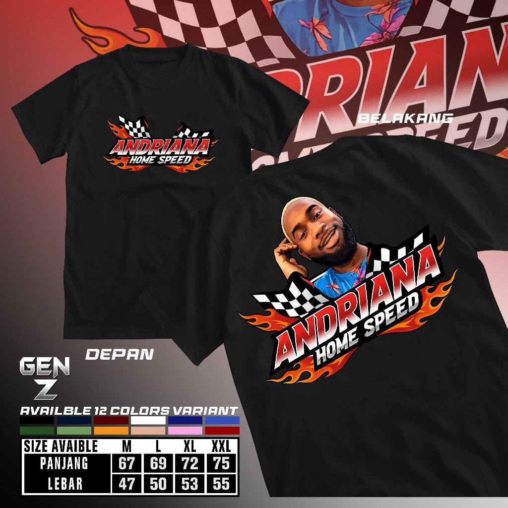 GARAGE ANDRIANA HOME SPEED NGAWI GARAGE RACING เสื้อยืด