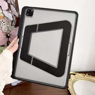 for เคสฝาพับ Samsung Galaxy Tab S9 S9FE S10FE S10lite S7 S8 for เคส Samsung Galaxy Tab A9+ A11+ S11 กันโค้งงอบางเฉียบ วงเล็บอลูมิเนียม