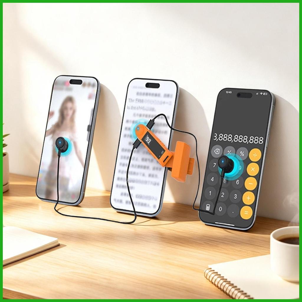 Auto Clicker ชาร์จ Quiet 107 อุปกรณ์ปรับความเร็ว Auto Clicker Tapper สําหรับสมาร์ทโฟนแท็บเล็ต Live j