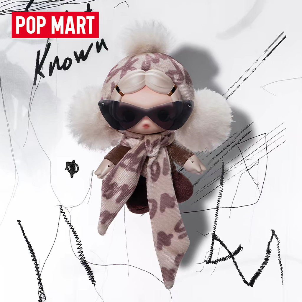 Have Hidden Style-POPMART POPMART  SKULLPANDA อย่าอยากอยากไม่ว่า Series ตุ๊กตาจี้ตุ๊กตา Mystery Box