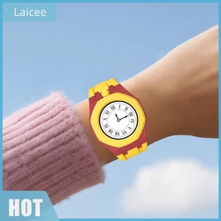 เคสซิลิโคน Ceramics สำหรับ Swatch X APRoyal Pop Quick Release นาฬิกา สายรัด Soft Watchband สำหรับ Daily Commute ง่าย สวย ทันสมัย เหมาะออกกำลังกาย