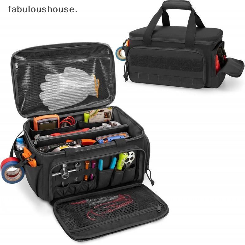 FLTH Heavy Duty s กระเป๋าเครื่องมือลื่นฐานอเนกประสงค์สําหรับ Handyman ช่างไม้ทนทานแบบพกพาเครื่องมือเก็บ FLTH