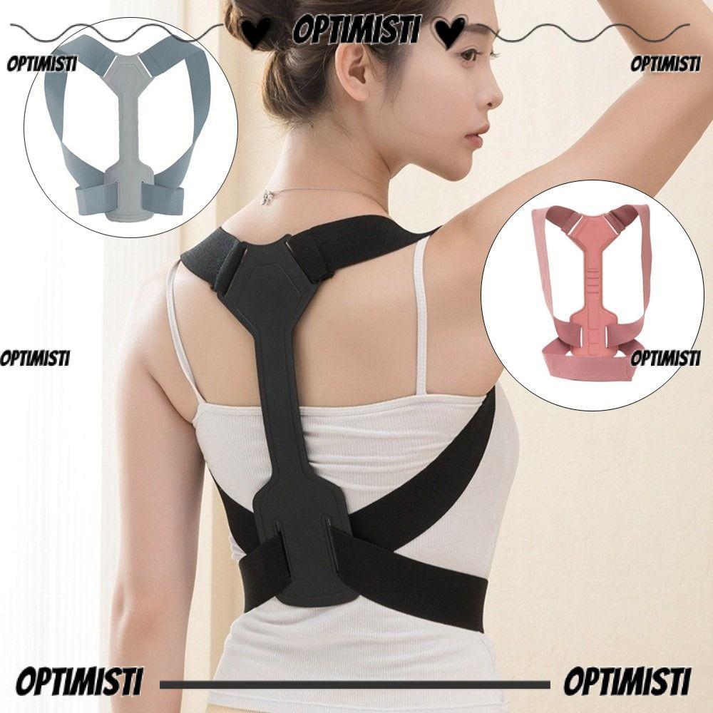 OPTIMISTI8E เข็มขัดแก้ไขท่าทาง, ปรับ Rectify Posture Corrector หลังค่อม, การมองไม่เห็น Breathable Po