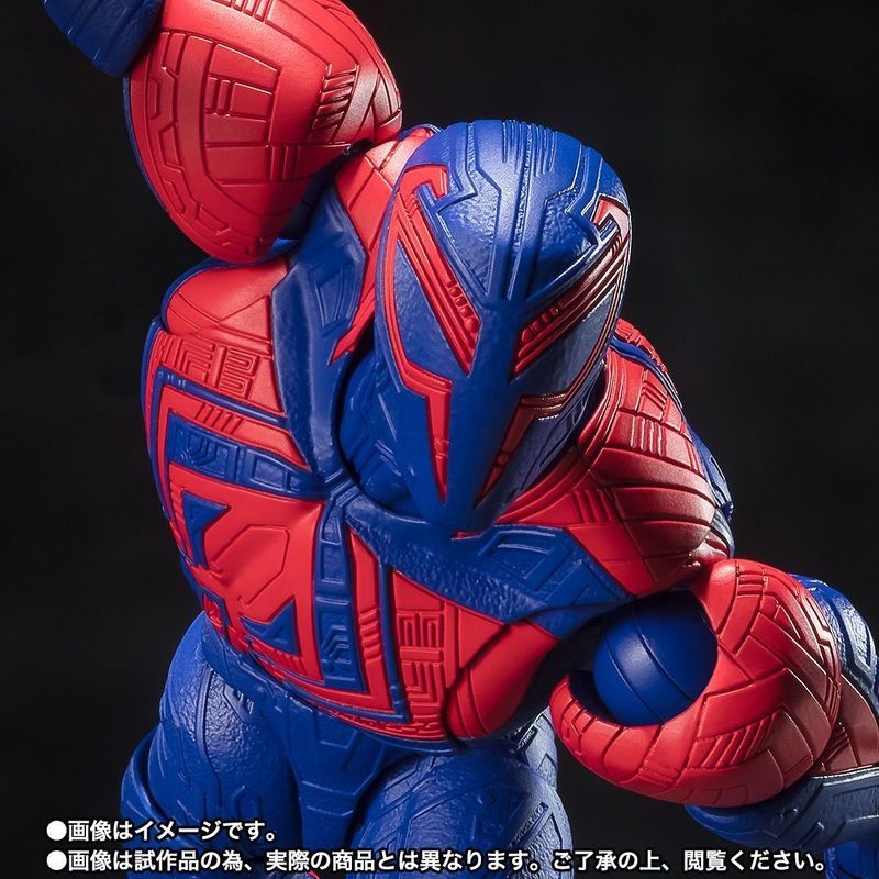Bandai SHF Spider-Man 2099 ข้ามจักรวาล Miguel OHara Marvel รูปผลิตภัณฑ์สําเร็จรูปพร้อมสต็อก
