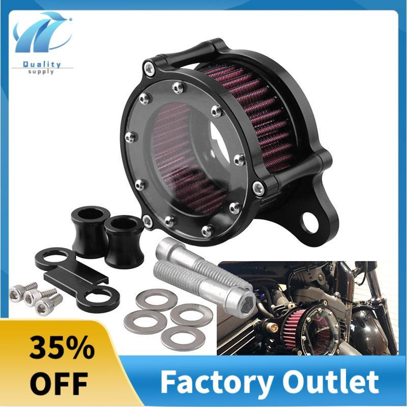 Superb Air Cleaner ระบบกรองไอดีชุดสําหรับ Sportster XL883 XL883N XL883R XL883P XL1200 XL1200L XL1200