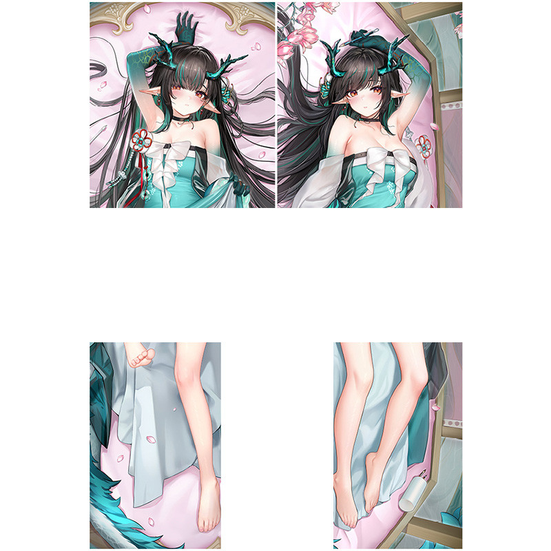 Arknights Endfield Dusk Pillow Case Dakimakura Otaku 2-Side Hugging Body Throw Cushion Pillow Cover 