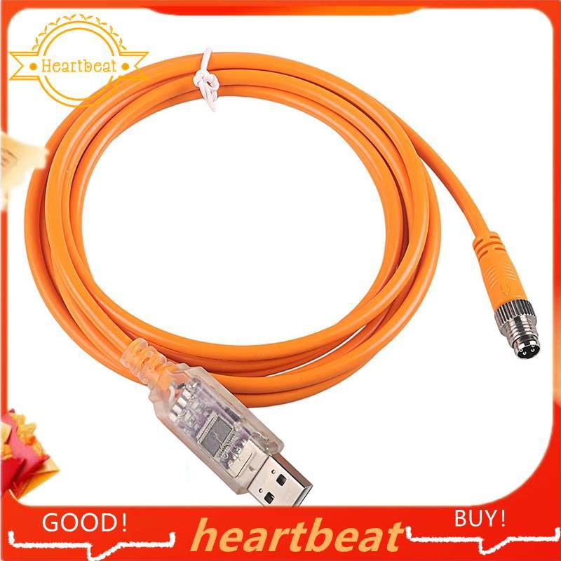 FT232R USB ถึง M8 M8 สายทดสอบ FT232R USB ถึง M8 4pin การบิน RS232 Serial การสื่อสาร PLC สาย