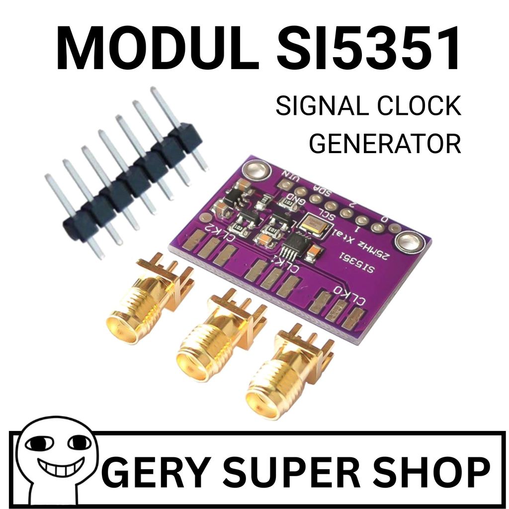 โมดูล SI5351 SI5351A SIGNAL CLOCK GENERATOR OSCILLATOR DDS 8KHZ-160MHZ