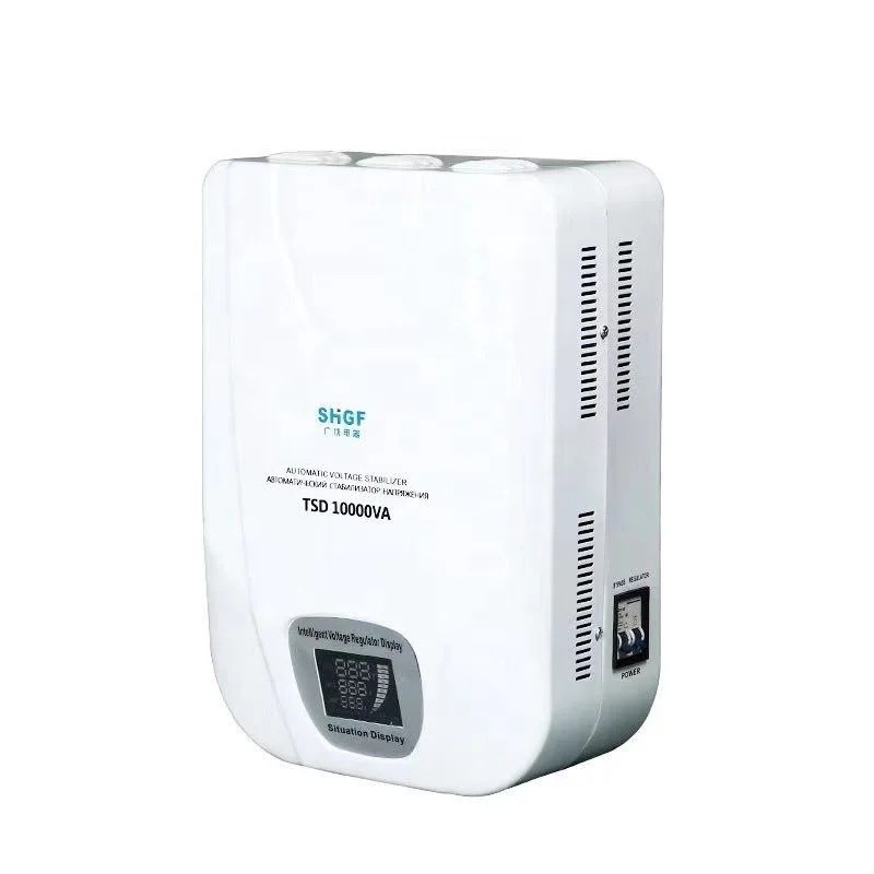 220V Single Phase Voltage Regulator Stabilizer 5000W ถึง 10000W Power Stabilizers AC Current Type (ส