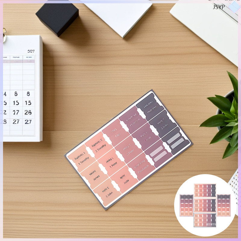 5Sheepts Bible Book Tabs กระดาษสําหรับตกแต่งคละสี junshaoyipin