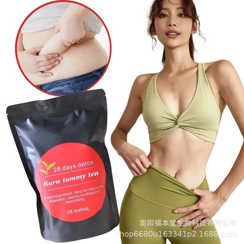 Winstown 28DAYS DETOX ชาหน้าท้องแบน28天平茶花茶