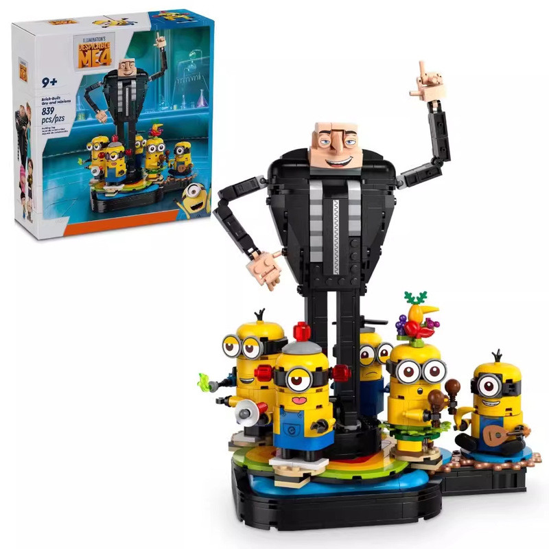 บล็อกตัวต่อที่เข้ากันได้ 75582 Gru และของเล่นบล็อคตัวต่อ Minions