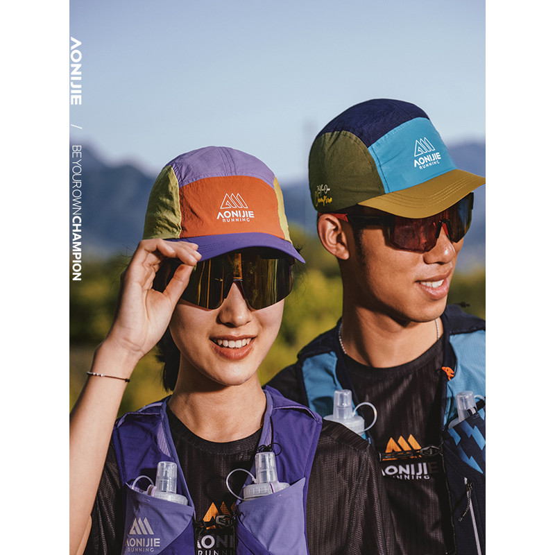 Onijie Running Hat Quick-Drying Breathable Sunscreen Sun Hat Female Marathon Training Cross Country 