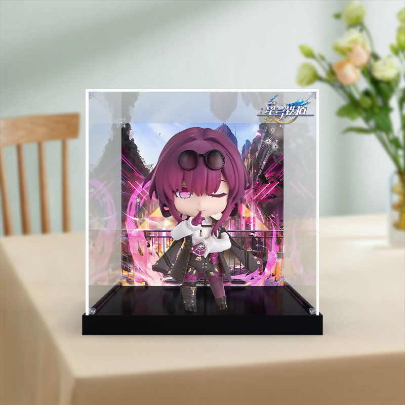 [กล่องแสดงโปร่งใส] Xiweilan เหมาะสําหรับรถไฟ Bad Star Poor Kafka Nendoroid รุ่นทํามือกล่องแสดงไฟตารา