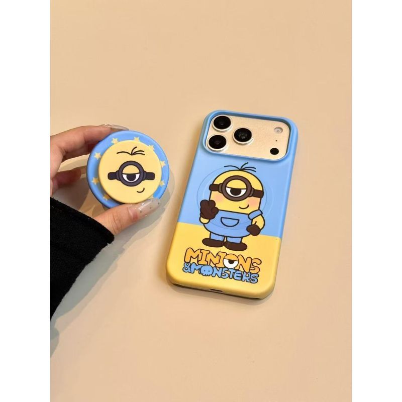 เคสโทรศัพท์โทรศัพท์ เหมาะสําหรับ iPhone 11 12 13 14 15 16 17 Pro max Plus Air Minions กันกระแทกกันกระแทกเคสรวมทุกอย่าง