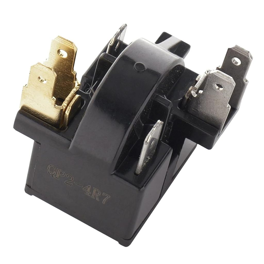 QP2-4R7 Start รีเลย์ตู้เย็น PTC Ohm 6 Pin สําหรับ Whirlpool Vissani Danby EdgeStar Summit Haier Iglo