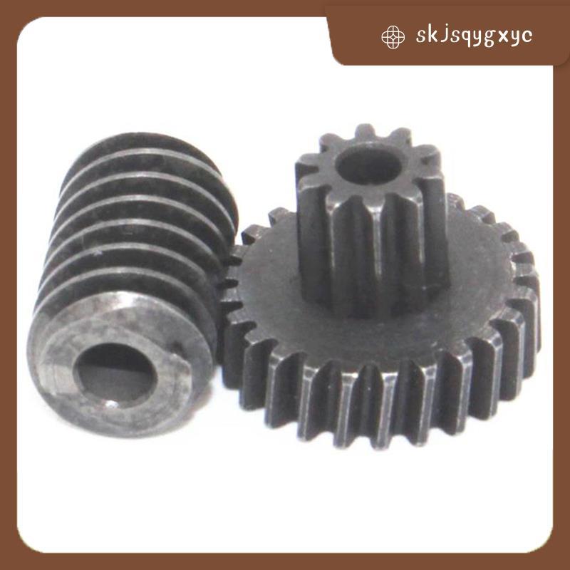 skjsqygxycGear Motor Matching Gears Worm Gear Motor Gears All Steel Pinion Small Modulus Self-Lockin