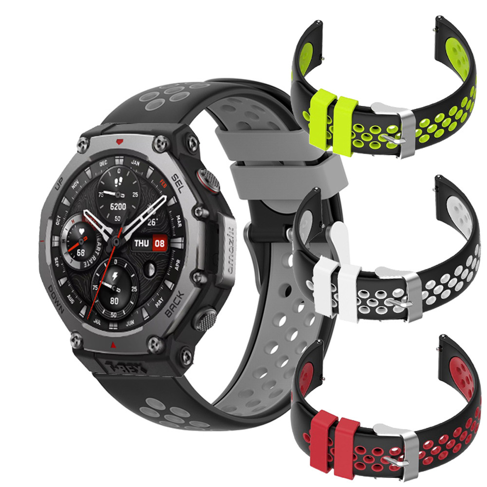 Amazfit T Rex 3 2 สายรัดข้อมือซิลิโคนสําหรับ Amazfit T Rex3 2 สายคล้องอุปกรณ์เสริม