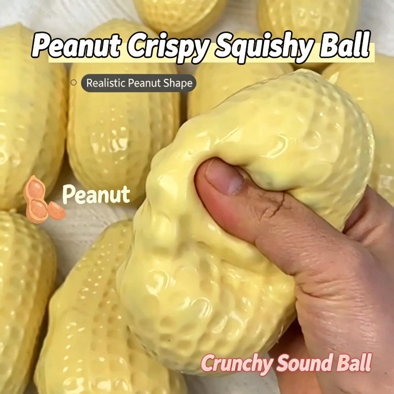 ผลไม้ Squishy Slush Squeeze Ball Squishy Fidget ของเล่น Crunchy เสียง Handmade Squishy Ball สมจริงจํ