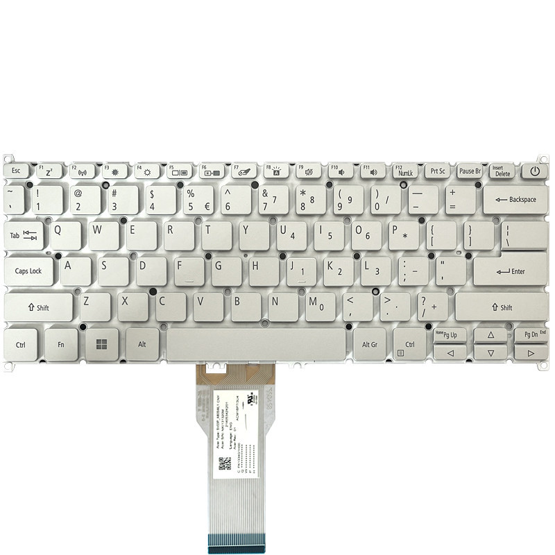 แป้นพิมพ์โน้ตบุ๊ก Acer Acer N20C12 N20C4 N20H2 N20H3 N20Q1 ใหม่ทั้งหมด