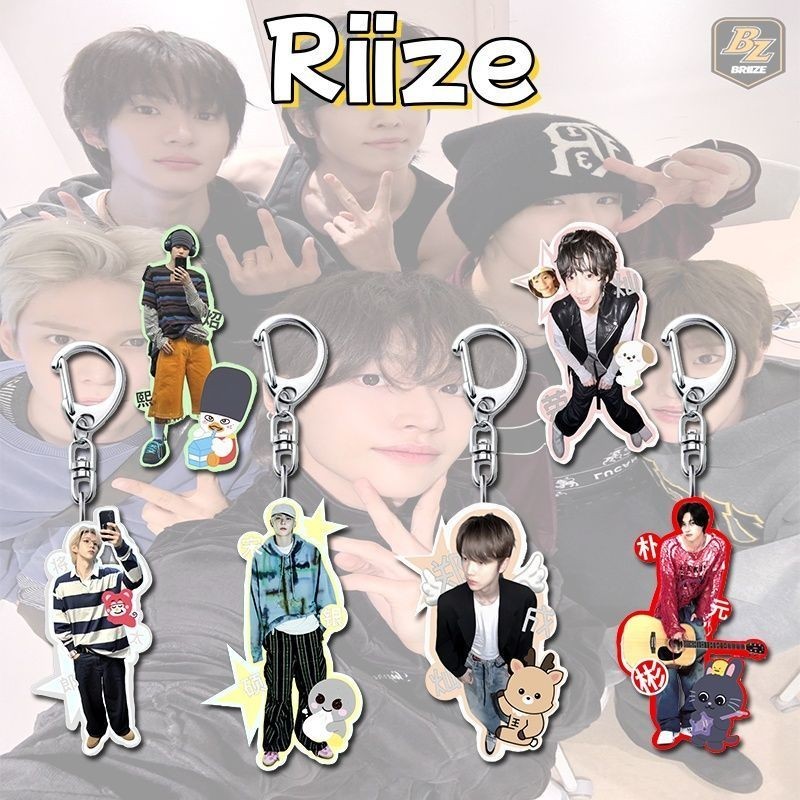 [pa02.th] Riize Merchandise พวงกุญแจ Park Wonbin Shotaro จี้มูลค่าสูงสนับสนุนวัสดุนักเรียนกระเป๋าเป้