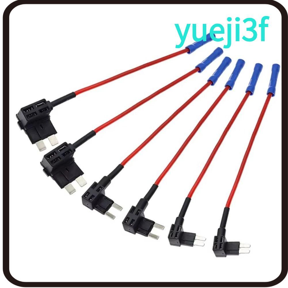 YUEJI Fuse Tap Adapter, 12V/24V Standard Car Fuse Holder Tap, Mini Add-a-Fuse
