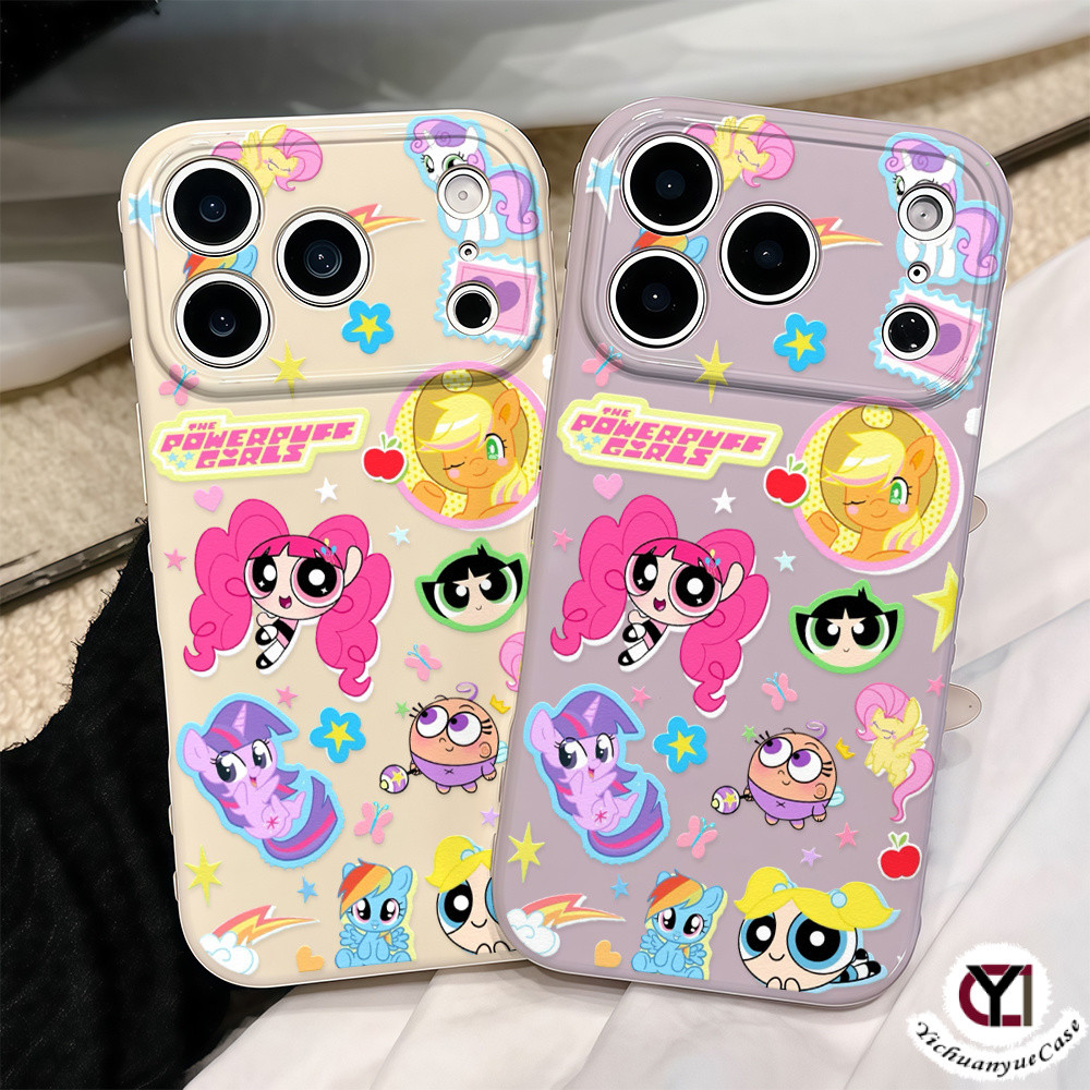 little pony case เคสสำหรับไอโฟน17promax 11 12 13 14plus 15 16pro case for iphone 7PLUS X/XR/XS 11 16 17เลนส์รวมทุกอย่าง