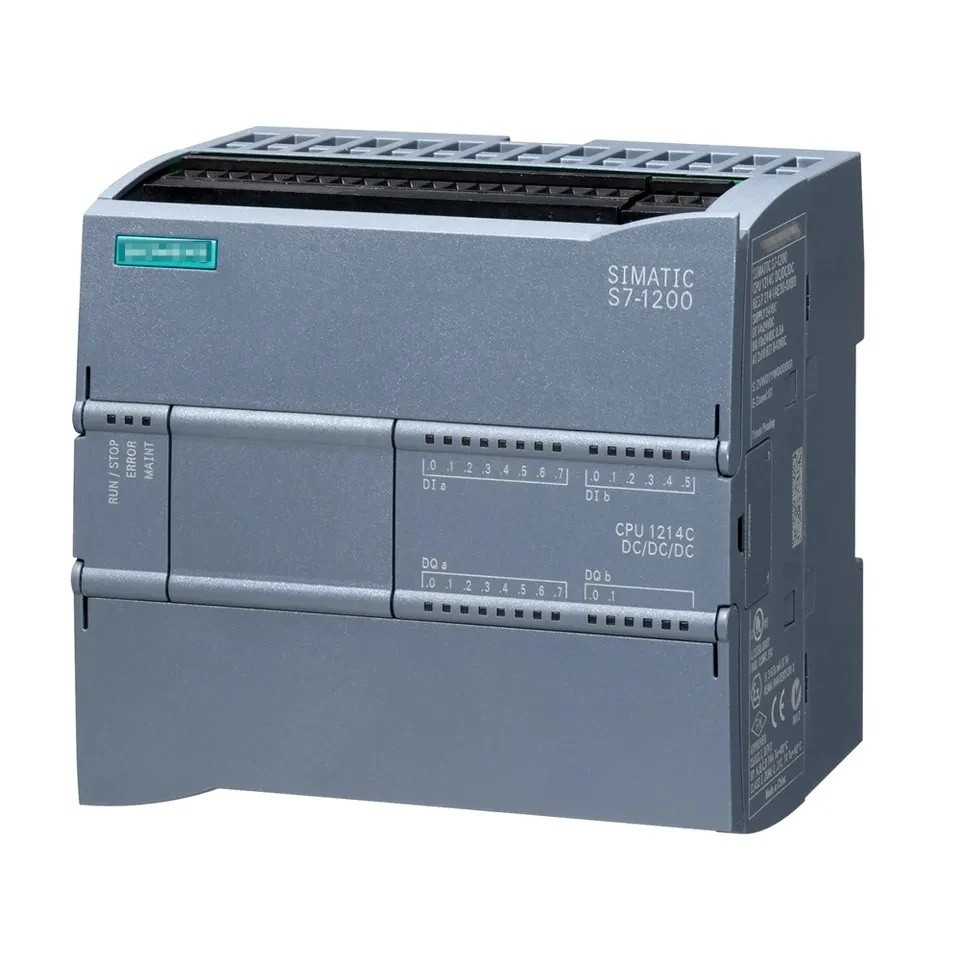 J7A2 ยี่ห้อใหม่ Siemens Simatic PLC S7-1200 CPU 1214C 6ES7214-1BG40-0XB0 6ES7214-1HG40-0XB0 6ES7214-
