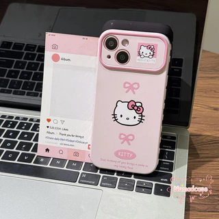 เคสลายแมวและโบว์ สำหรับ iPhone 17 Pro Max 14 16 Plus 15 Pro 13 17 Air 11 12 7 8 Plus Xs มีหลายสีให้เลือก