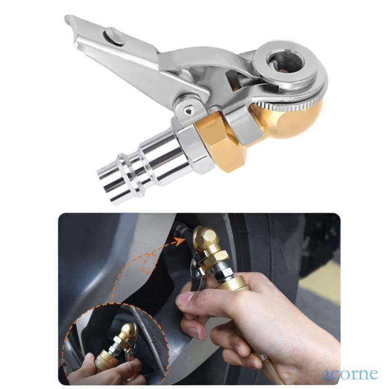 ACORN ยาง Air Chuck Inflator ท่อ Barb Inflator Universal Tyre Inflator Gauge Fitting