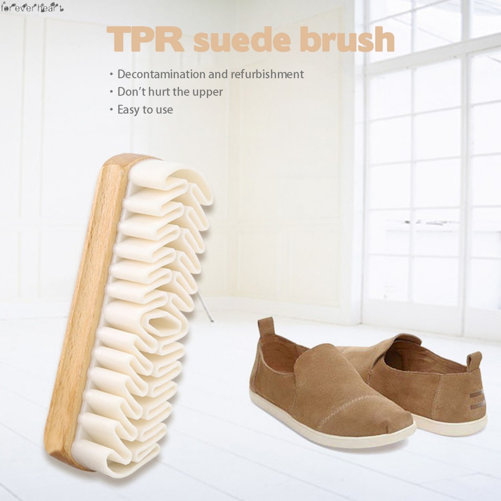 TPR Suede Leather Brush - น้ํายาทําความสะอาดรองเท้าแบบพกพาสําหรับกระเป๋าแจ็คเก็ตโซฟา