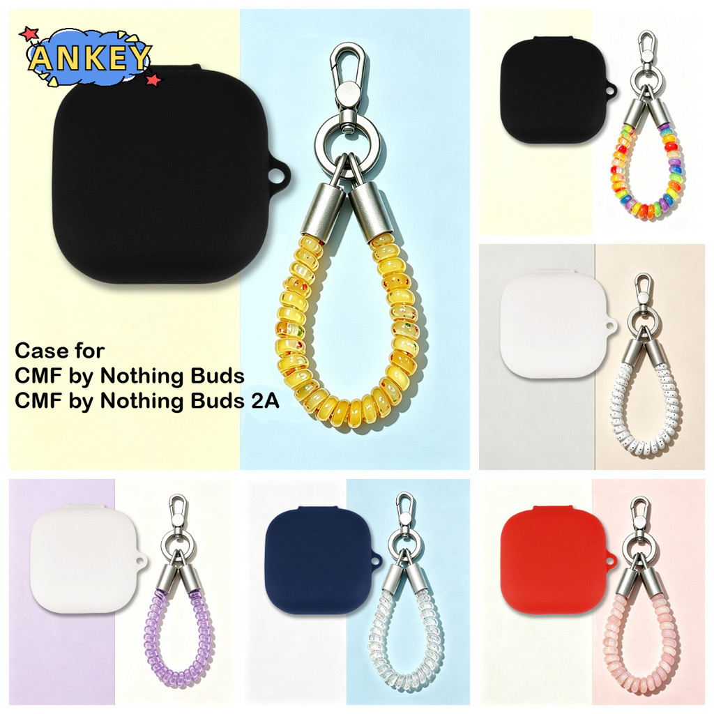 Compatible with CMF By Nothing Buds 2A Bluetooth Earphone Silicone Protective Case for CMF By Nothin