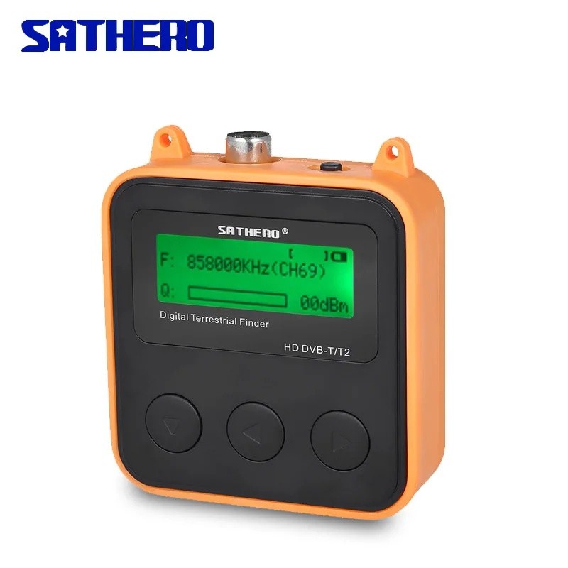 Sathero SH-110HD สนับสนุน DVB-T/T2/C DVB-T DVB T2 DVB-C ทีวีสัญญาณ Finder ดิจิตอล Terrestrial Finder